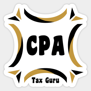 CPA Tax Guru Sticker